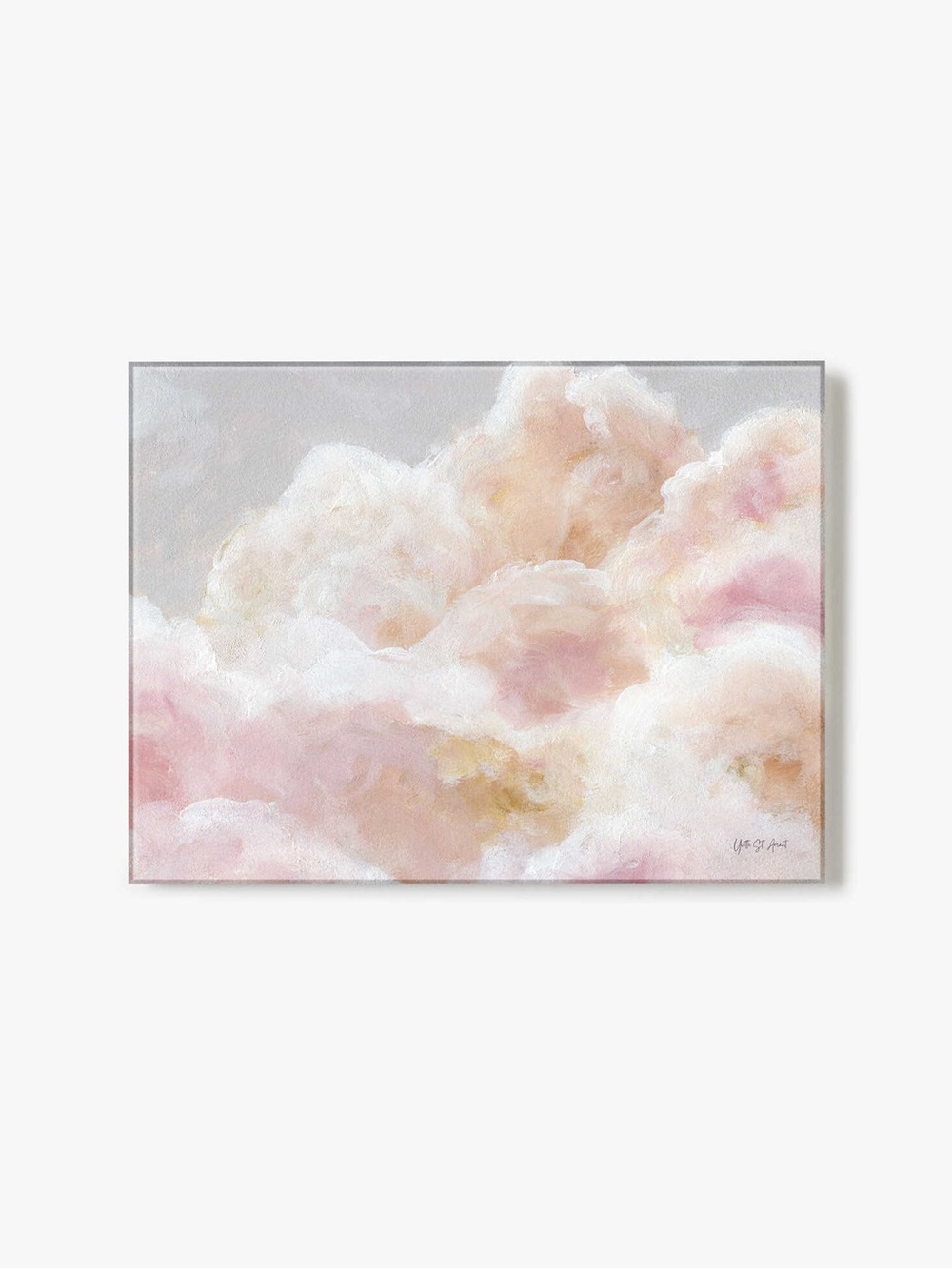Fracture Dreaming in Clouds Ethereal Medium Print Painting Decor NIB